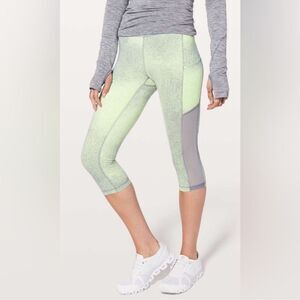 Lululemon Speed Up Crop *Mesh 21"
Ocean Spray Fluro Citrus Light Cast 4